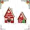 Glitzhome® Christmas Lighted Wooden House Table Décor Set